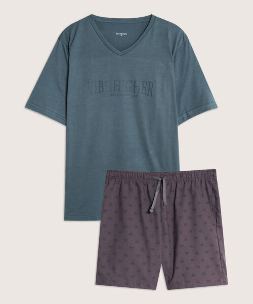 Conjunto De Pijama Estampada