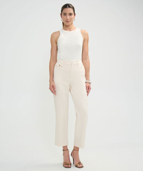 Pantalón Formal con Bolsillos image number null