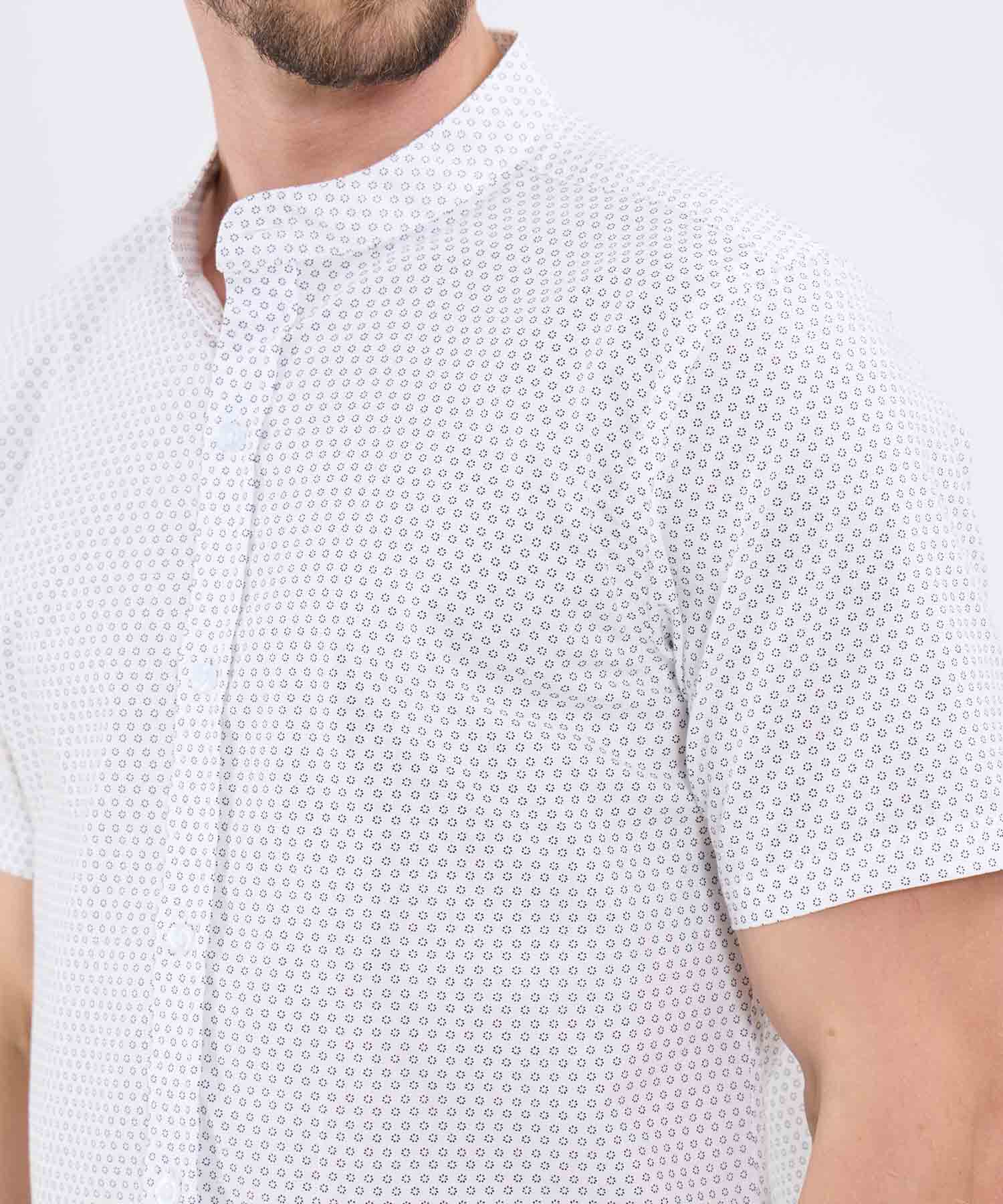 Camisa Estampada Manga Corta