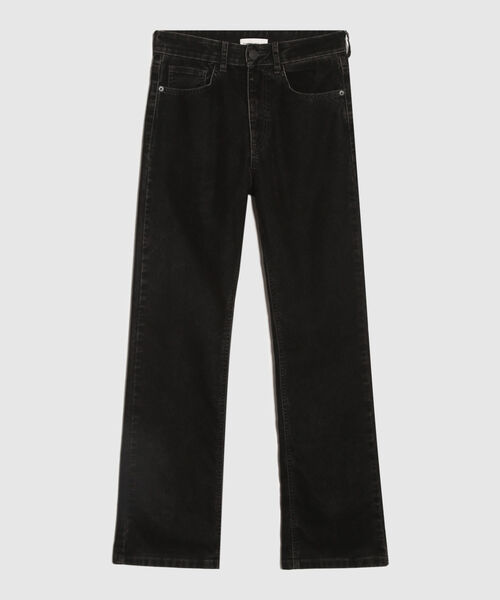 Jeans Straight Tono Negro
