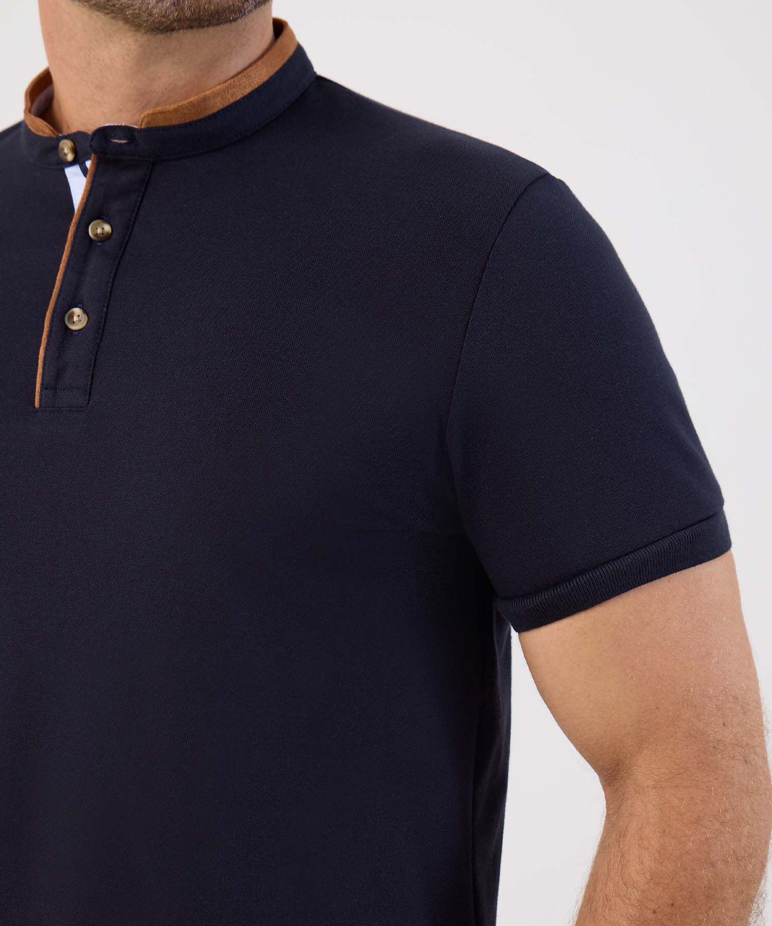 Polo Cuello Neru Slim Fit para Hombre