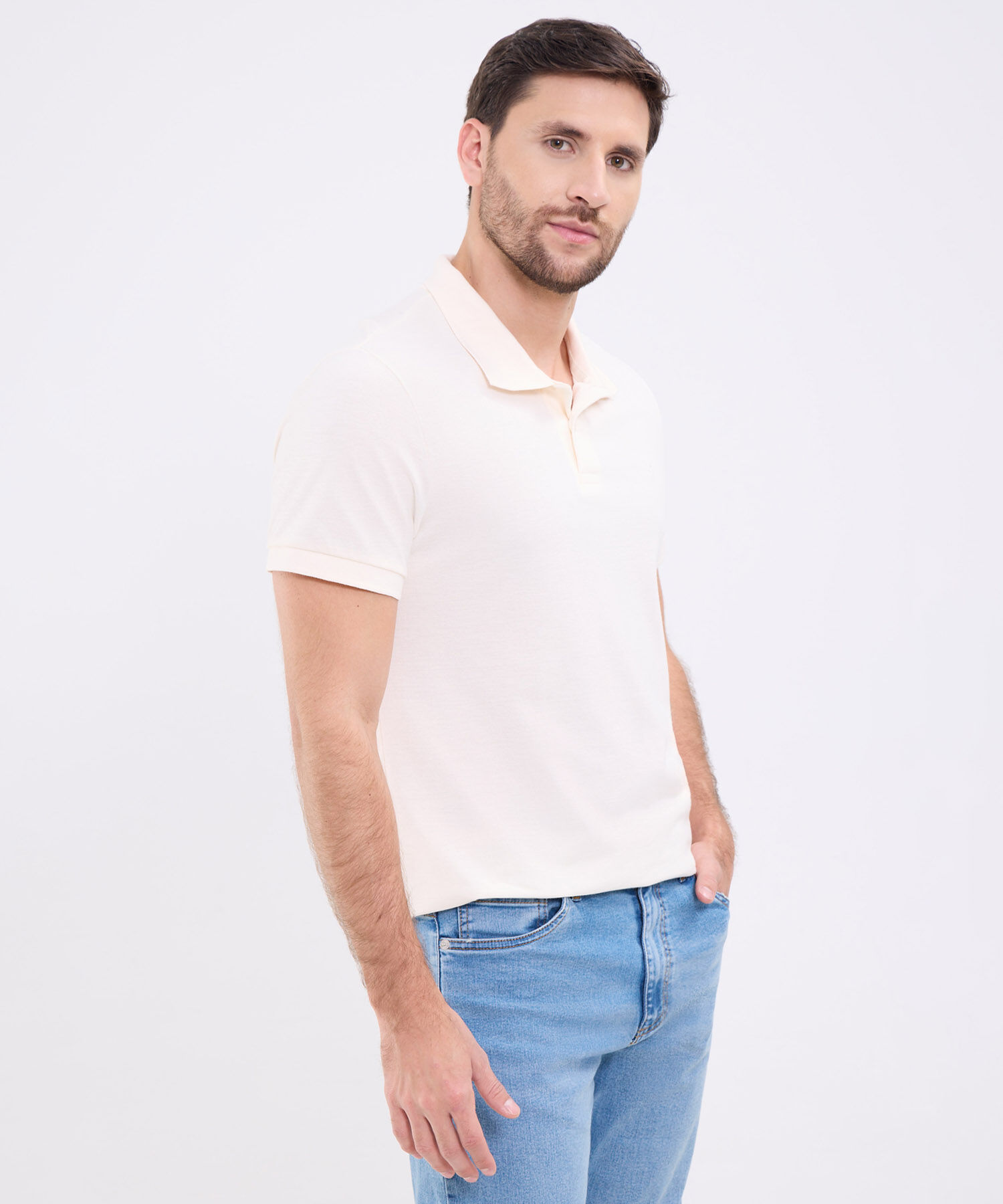 Polo Tejida Unicolor