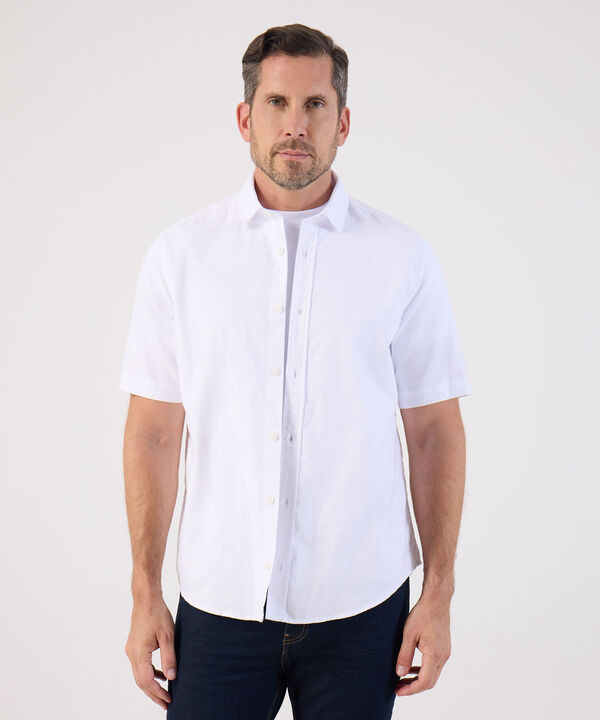 Camisa Cl&aacute;sica De Manga Corta Para Hombre