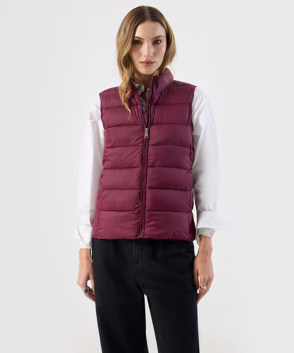 Chaleco Mujer Acolchado Cuello Alto Cremallera image number null