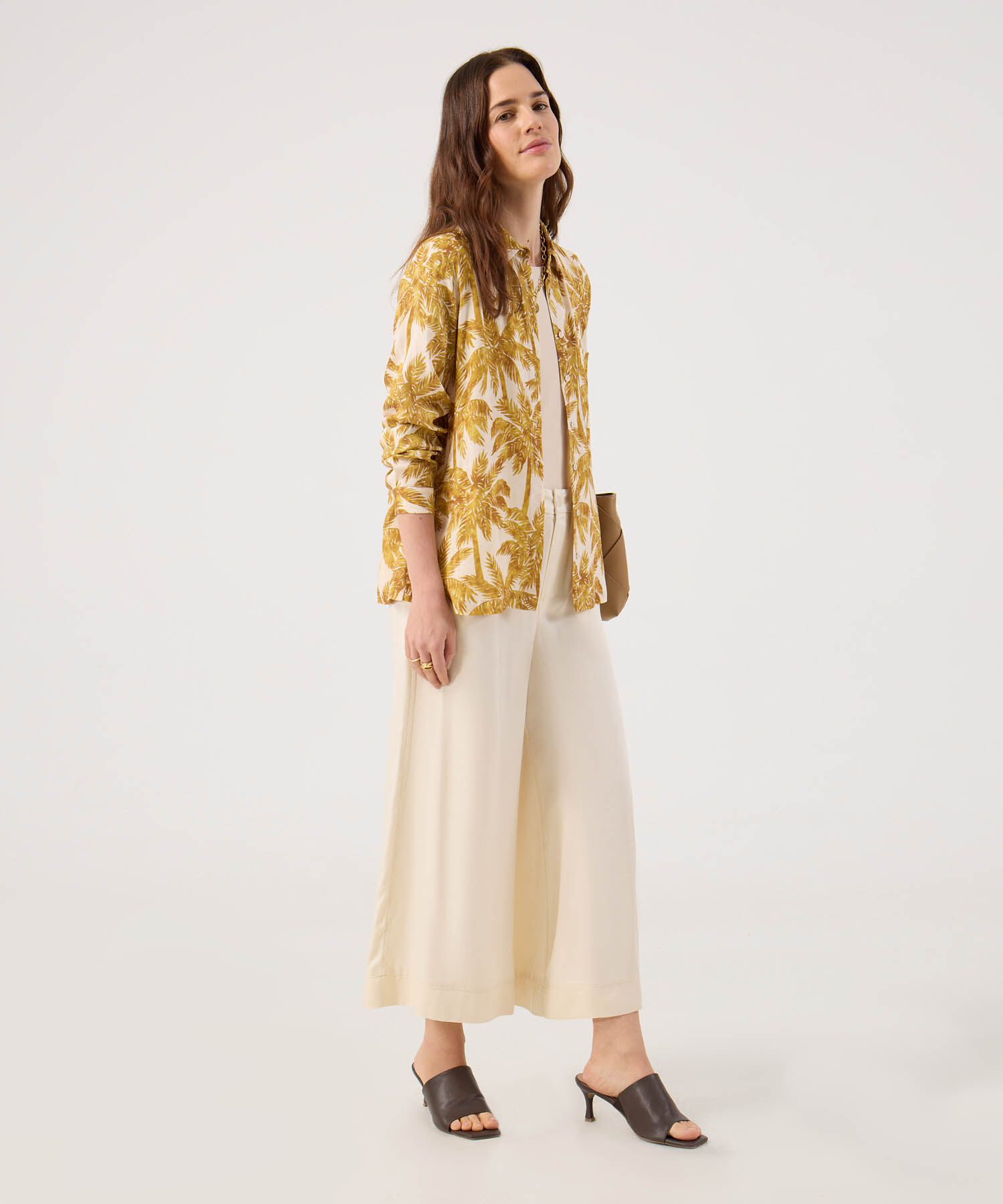 Camisa Estampada Manga Larga