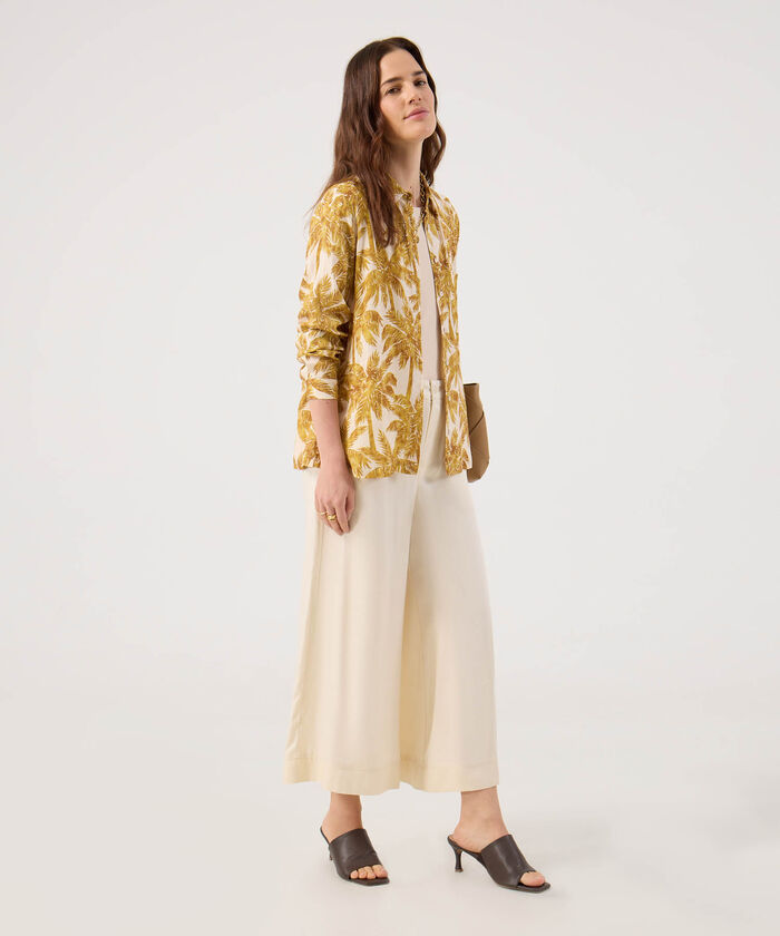 Camisa Estampada Manga Larga