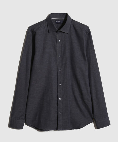 Camisa Manga Larga en Efecto Rústico