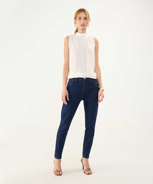 Blusa Cuello Alto image number null