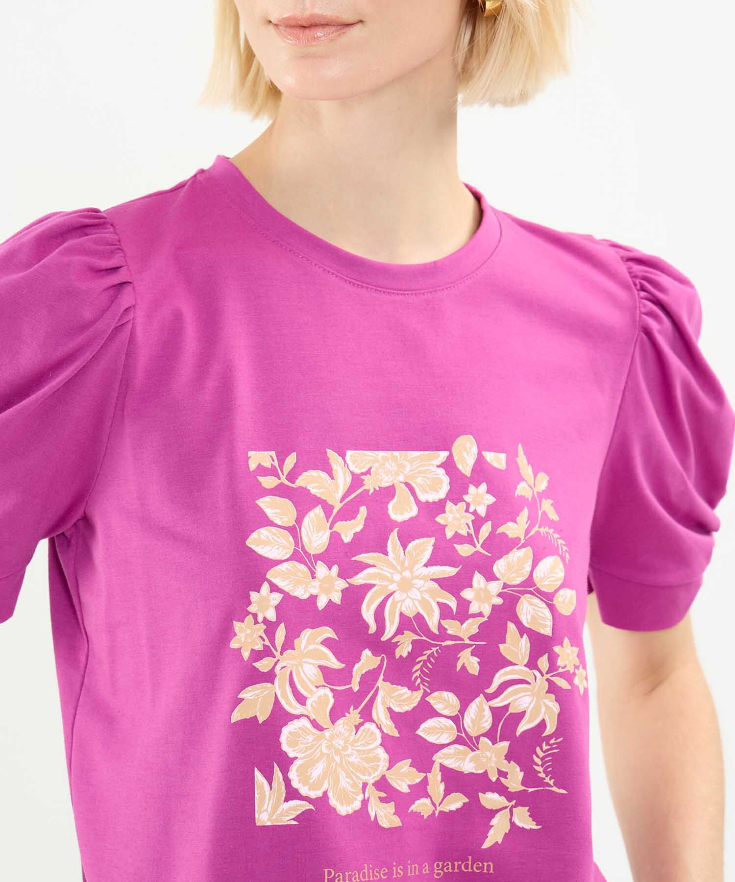 Camiseta Estampado Floral