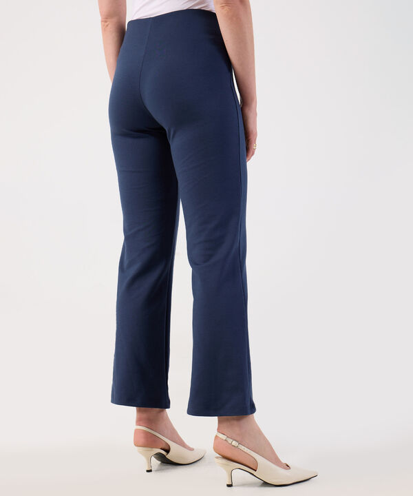 Leggings Mujer Talle Alto Botones Decorativos