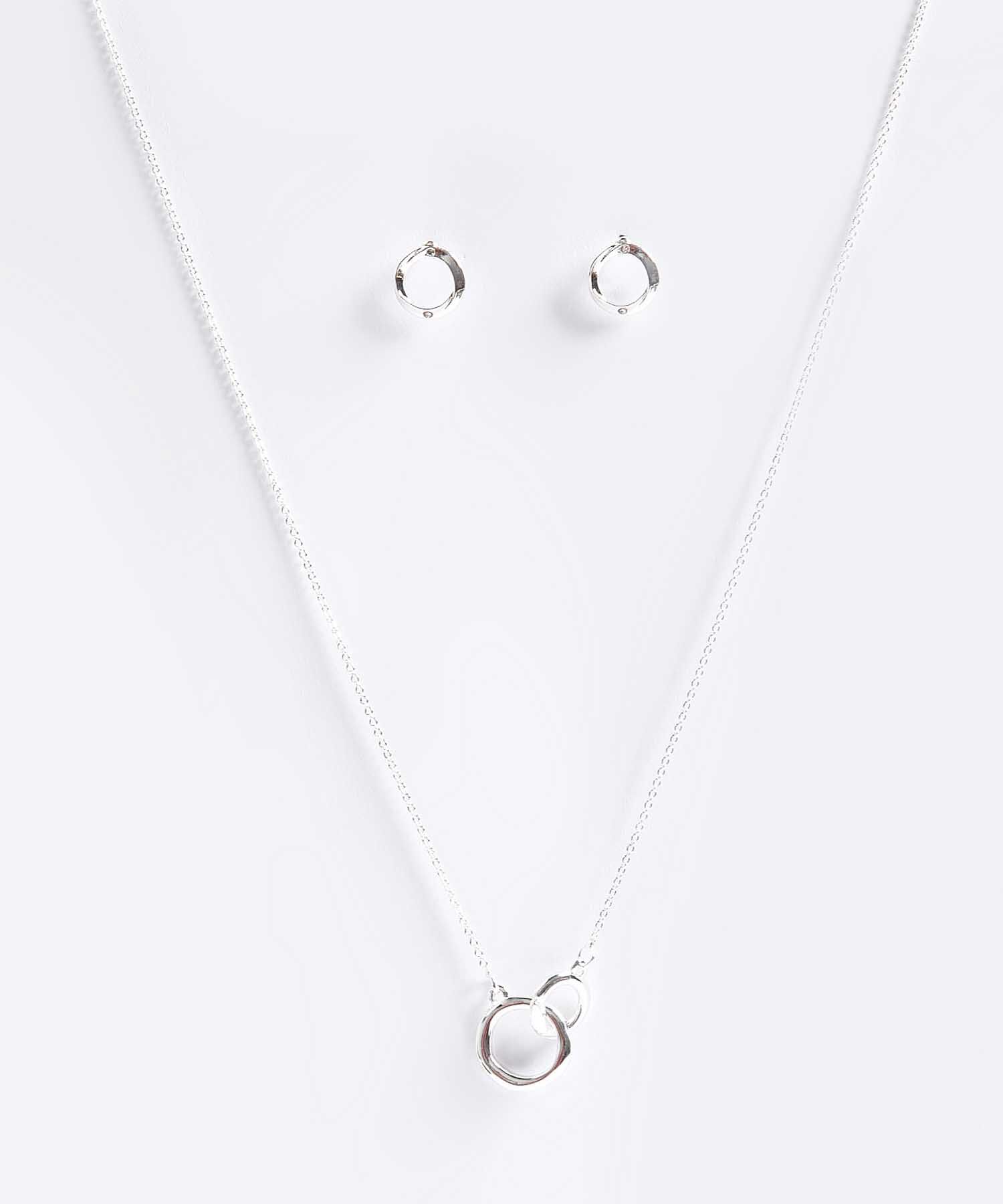 Set De Accesorios Plateados