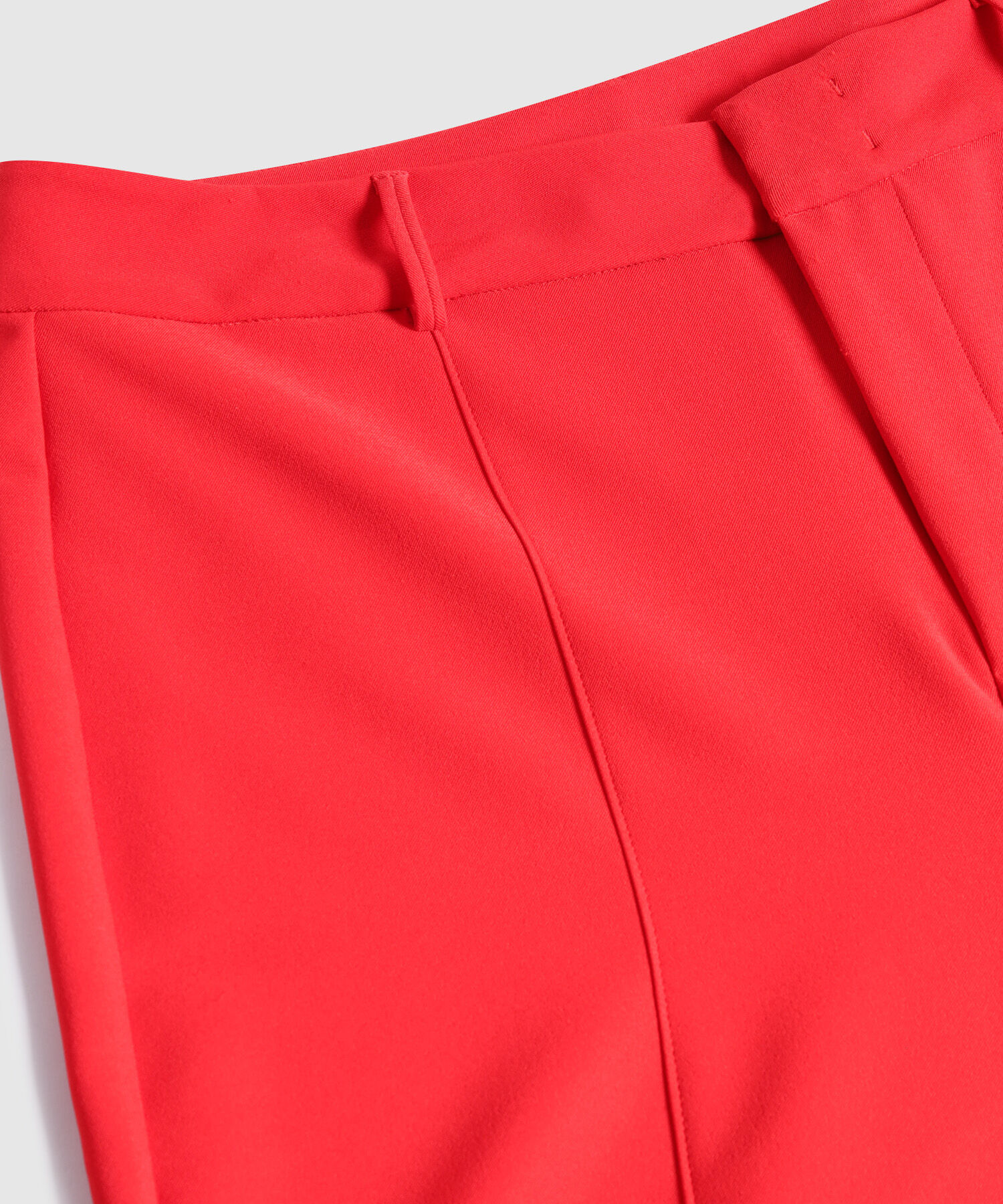 Pantal&oacute;n Recto Mujer Costura Frontal El&aacute;stico