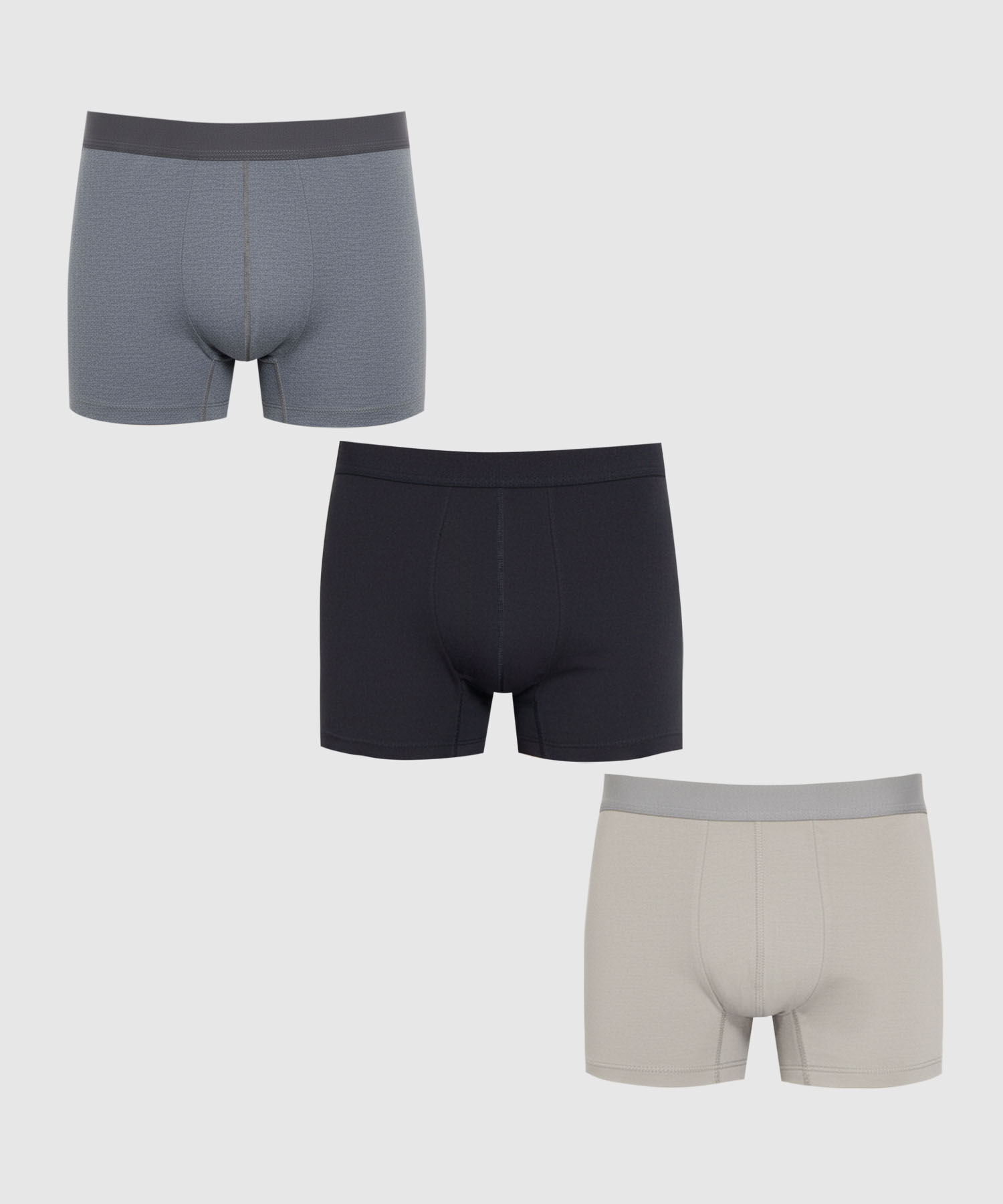 Set x3 B&oacute;xers Cl&aacute;sicos para Hombre