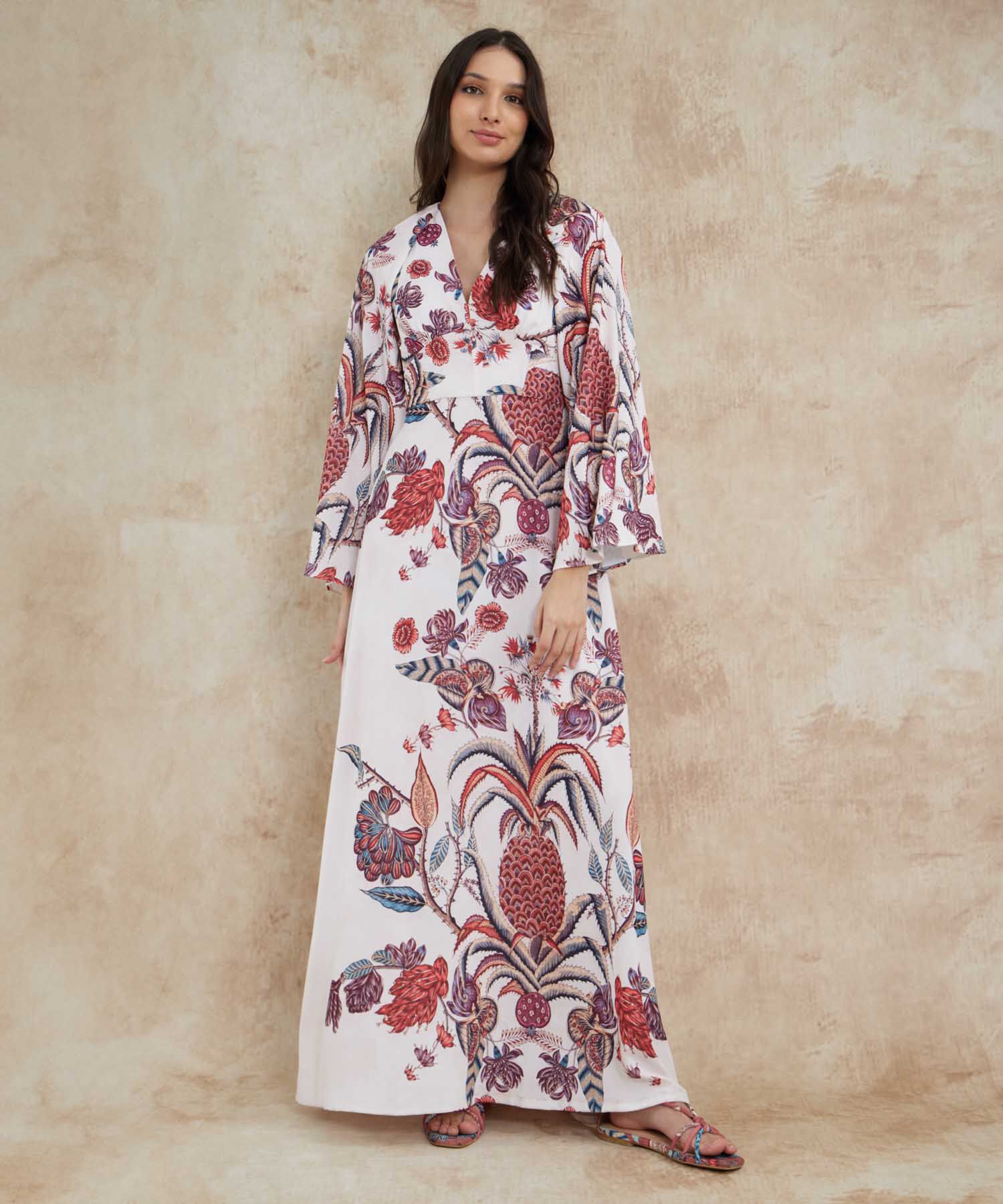 Vestido Escote V Beatriz Camacho