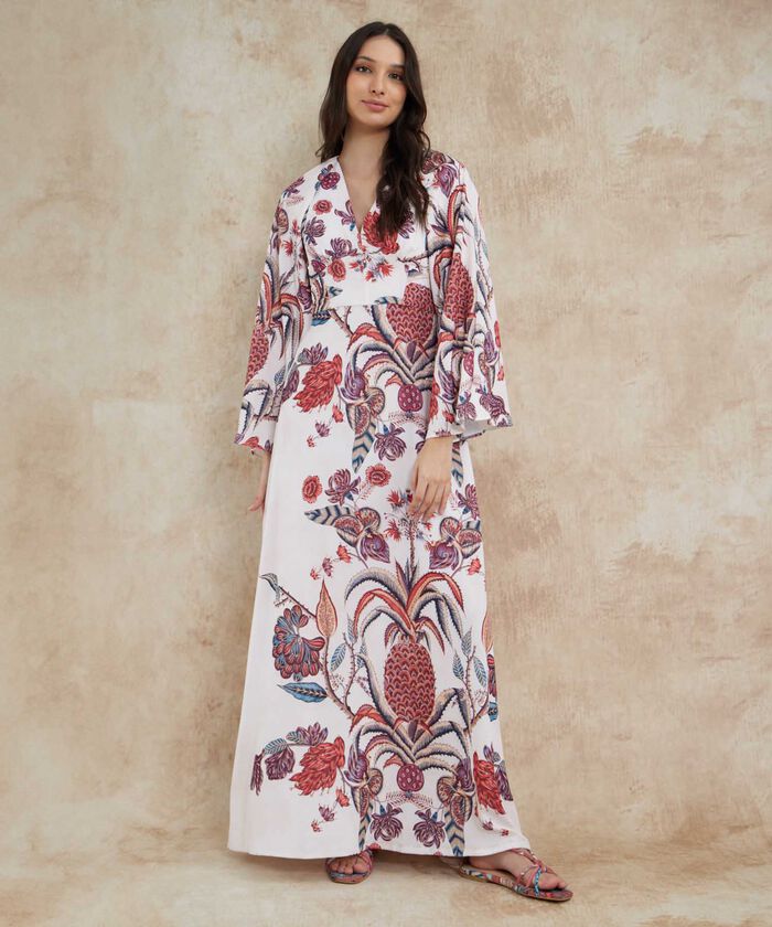 Vestido Escote V Beatriz Camacho