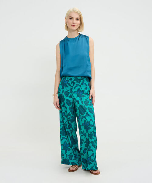 Pantalon Amplio Estampado image number null