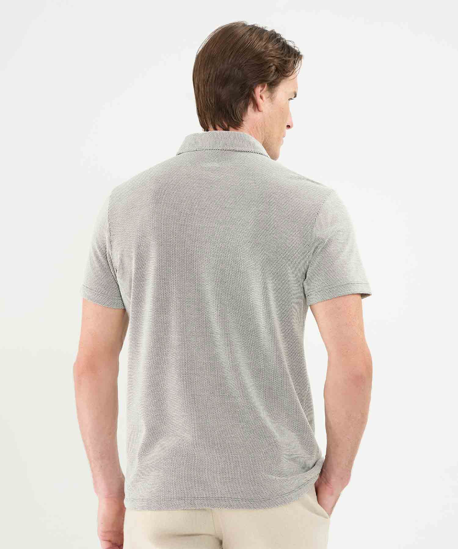 Polo Preteñida Cuello Con Banda