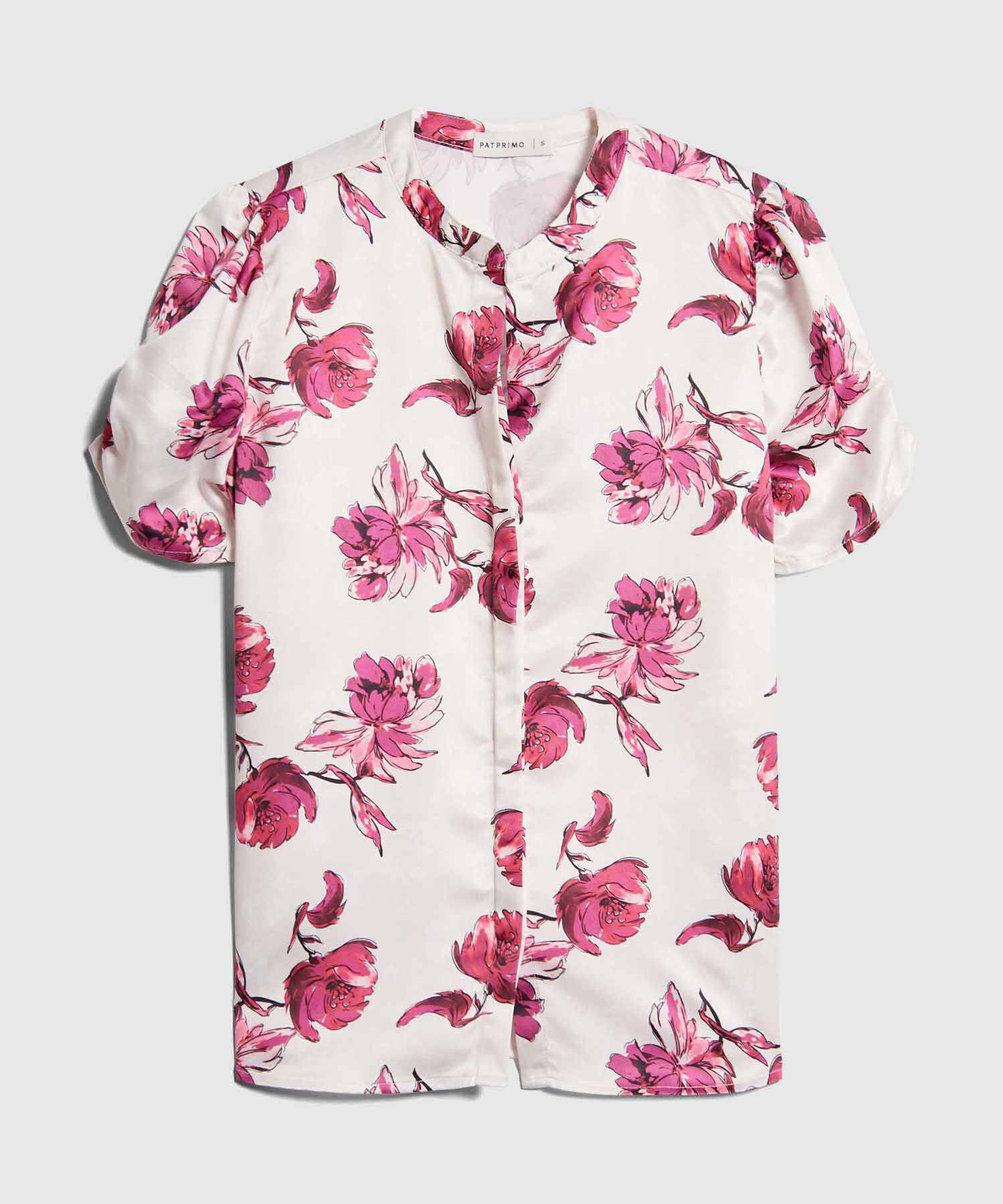 Blusa Estampada Manga Englobada