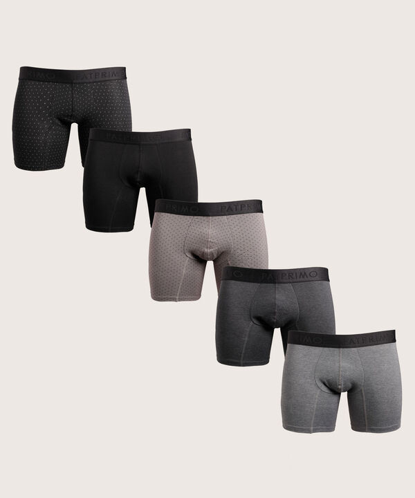 Boxer Pack X5, Boxer Medio Algod&oacute;n image number null