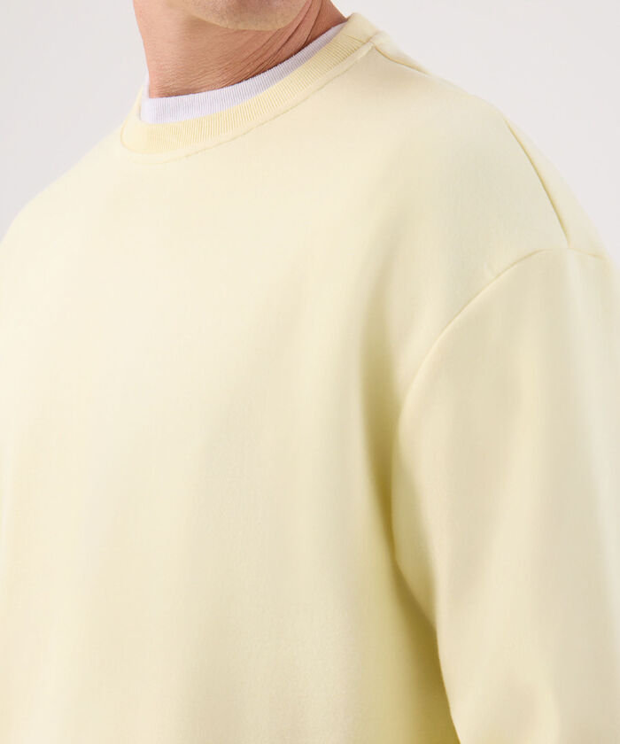 Buzo Unicolor Cuello Redondo