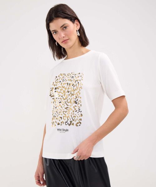 Camiseta Estampado Animal Print image number null