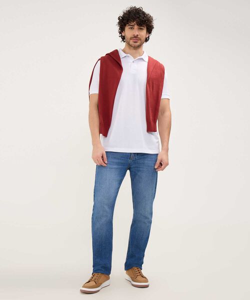 Polo Tejido Unicolor Cuello Y Puños Tejidos,Sin Bolsillo Con Hiladillo.