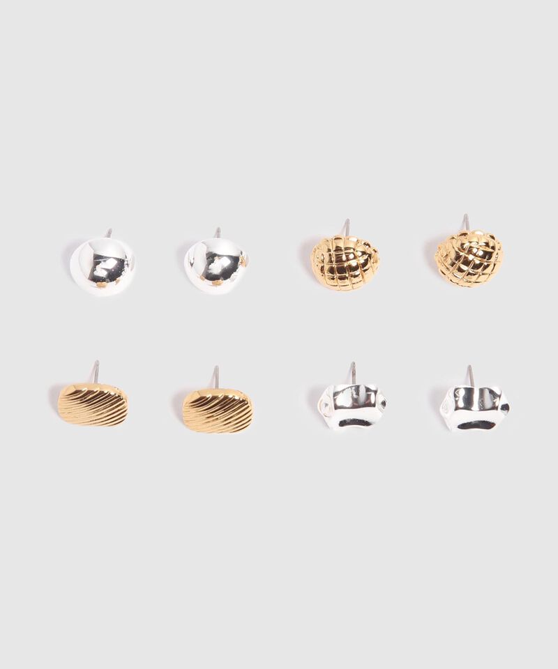 Set X4 Aretes Surtidos 