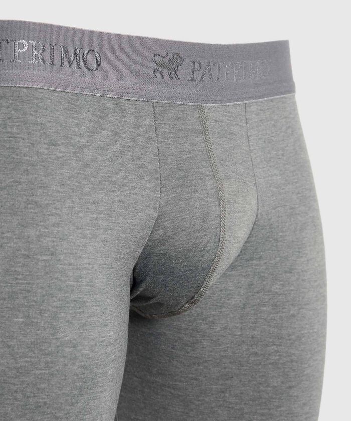 Pack X2 Boxer Para Hombre De Diseño Largo En Lycra-Algodón