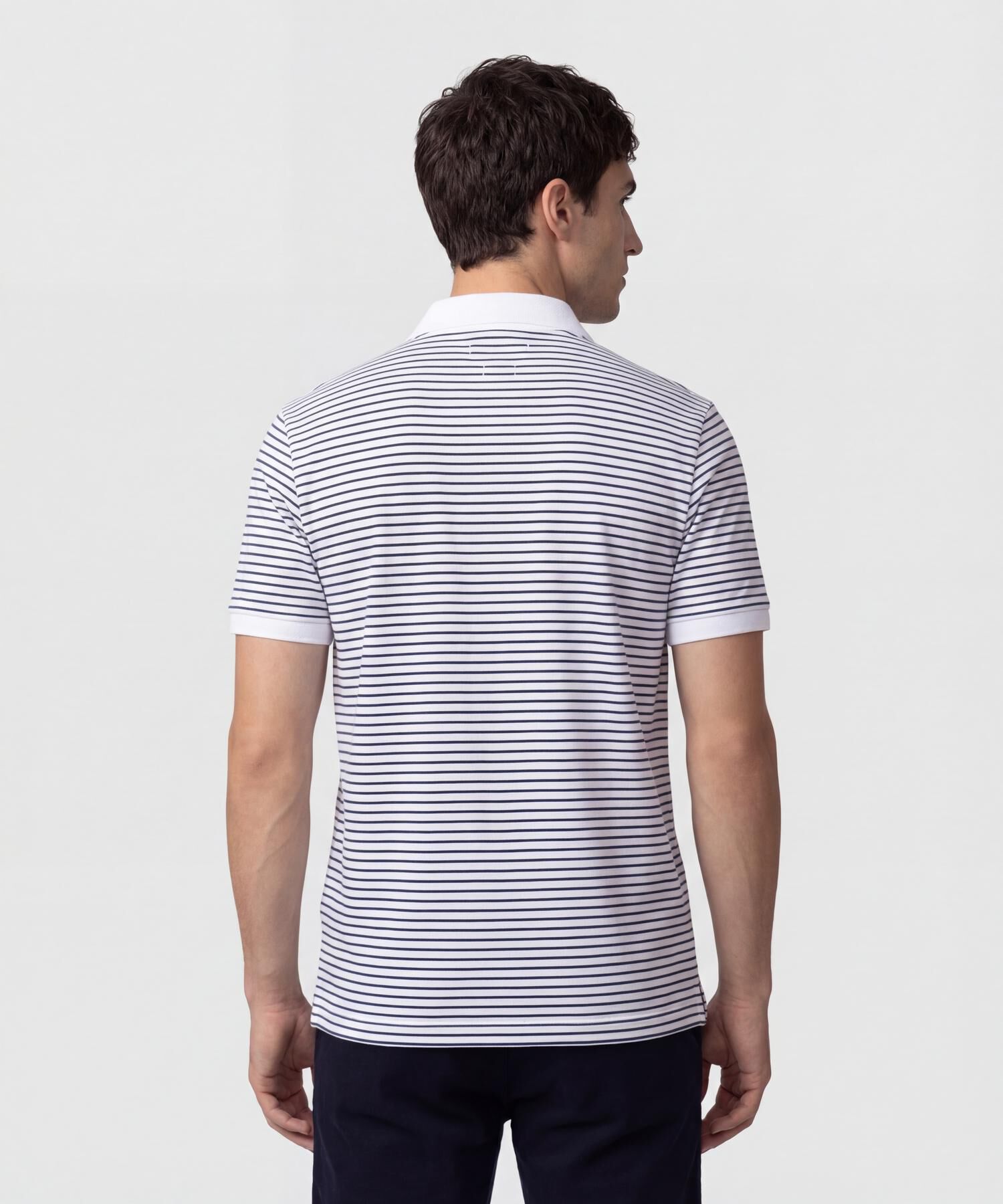Polo Con Cuello En Contraste Hombre