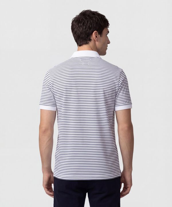 Polo Con Cuello En Contraste Hombre