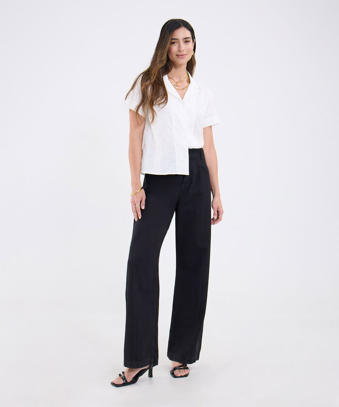 Camisa Estampada Manga Corta