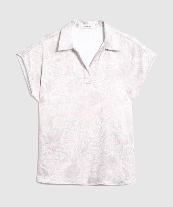 Blusa Manga Corta Estampada  image number null