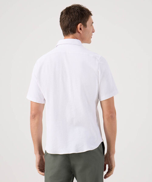 Camisa Texturizada Con Bolsillo