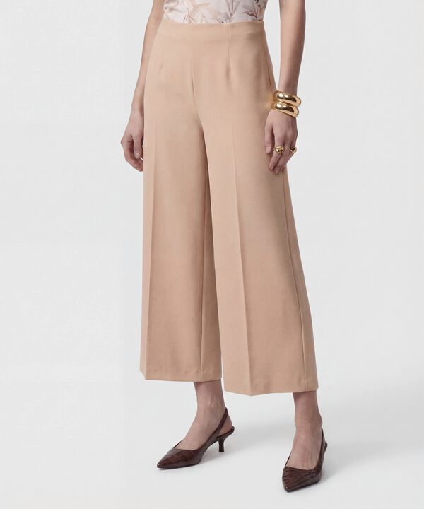 Pantal&oacute;n Culotte De Tiro Alto Para Mujer image number null