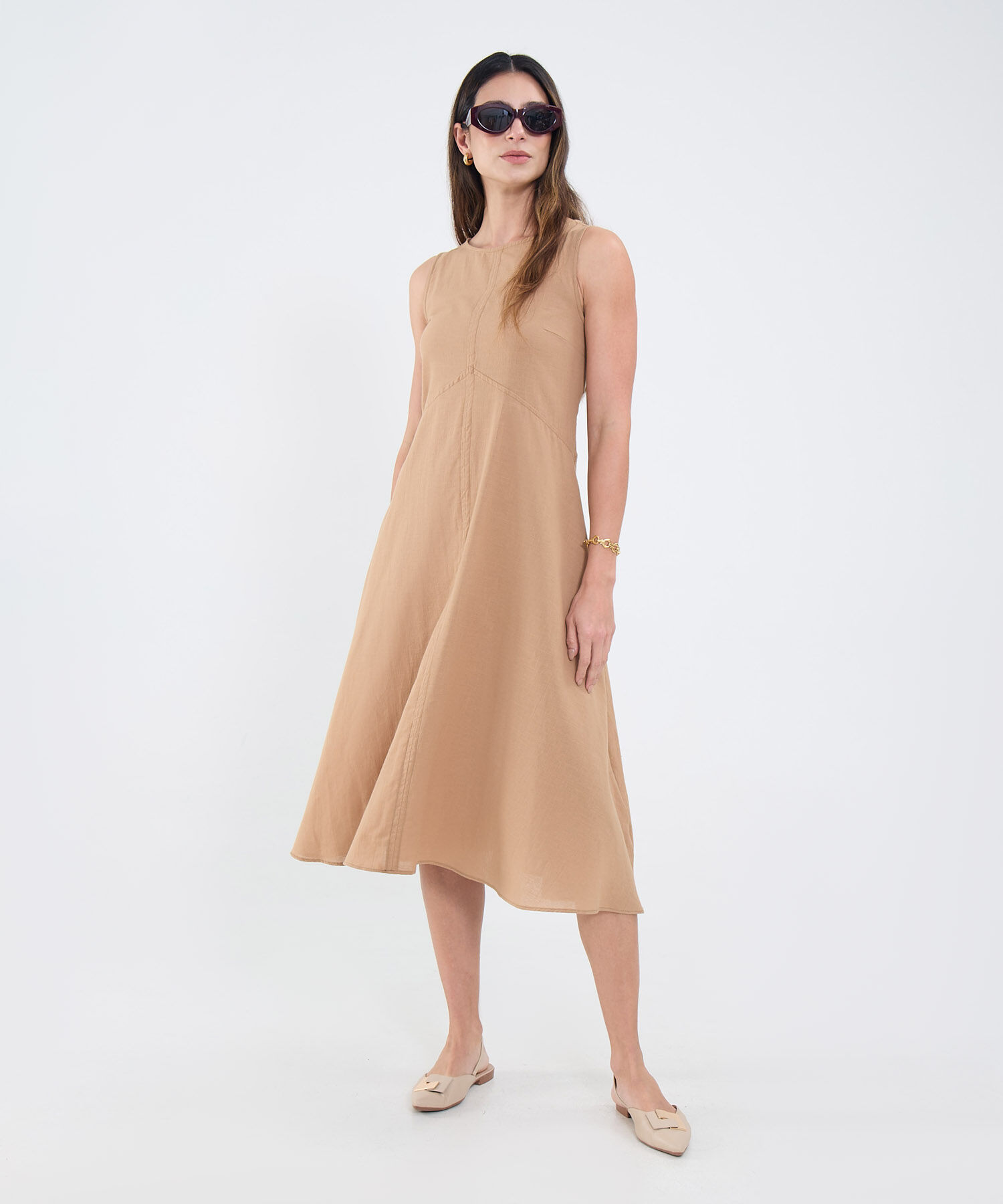 Vestido Escote Redondo