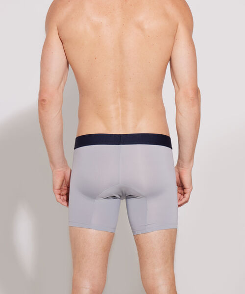 Bóxer Medio Algodón Unicolor Elástico Encarterado Con Bragueta