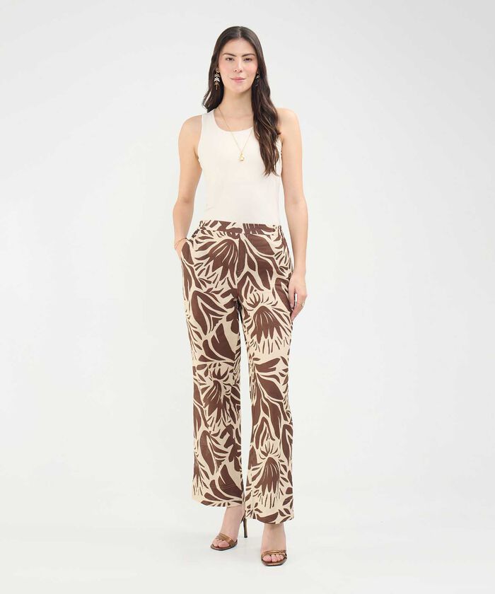 Pantalón Fluido Estampado