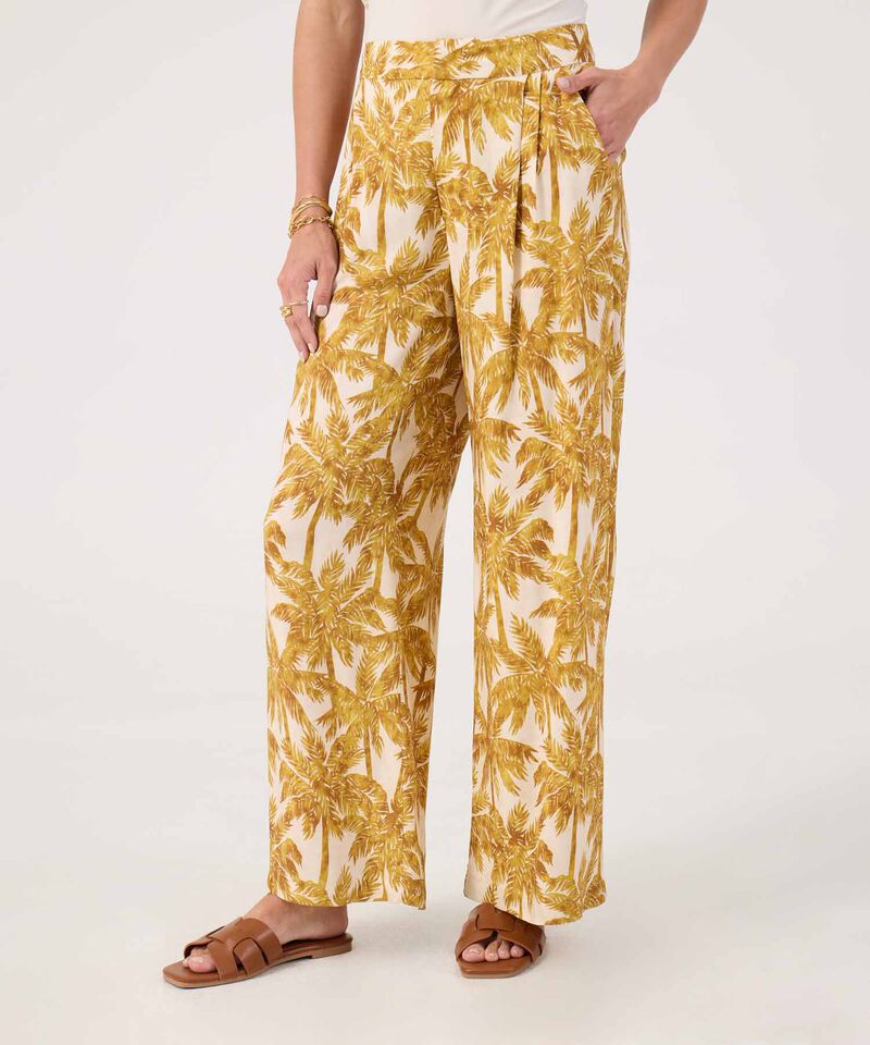 Pantalon fluido estampado 