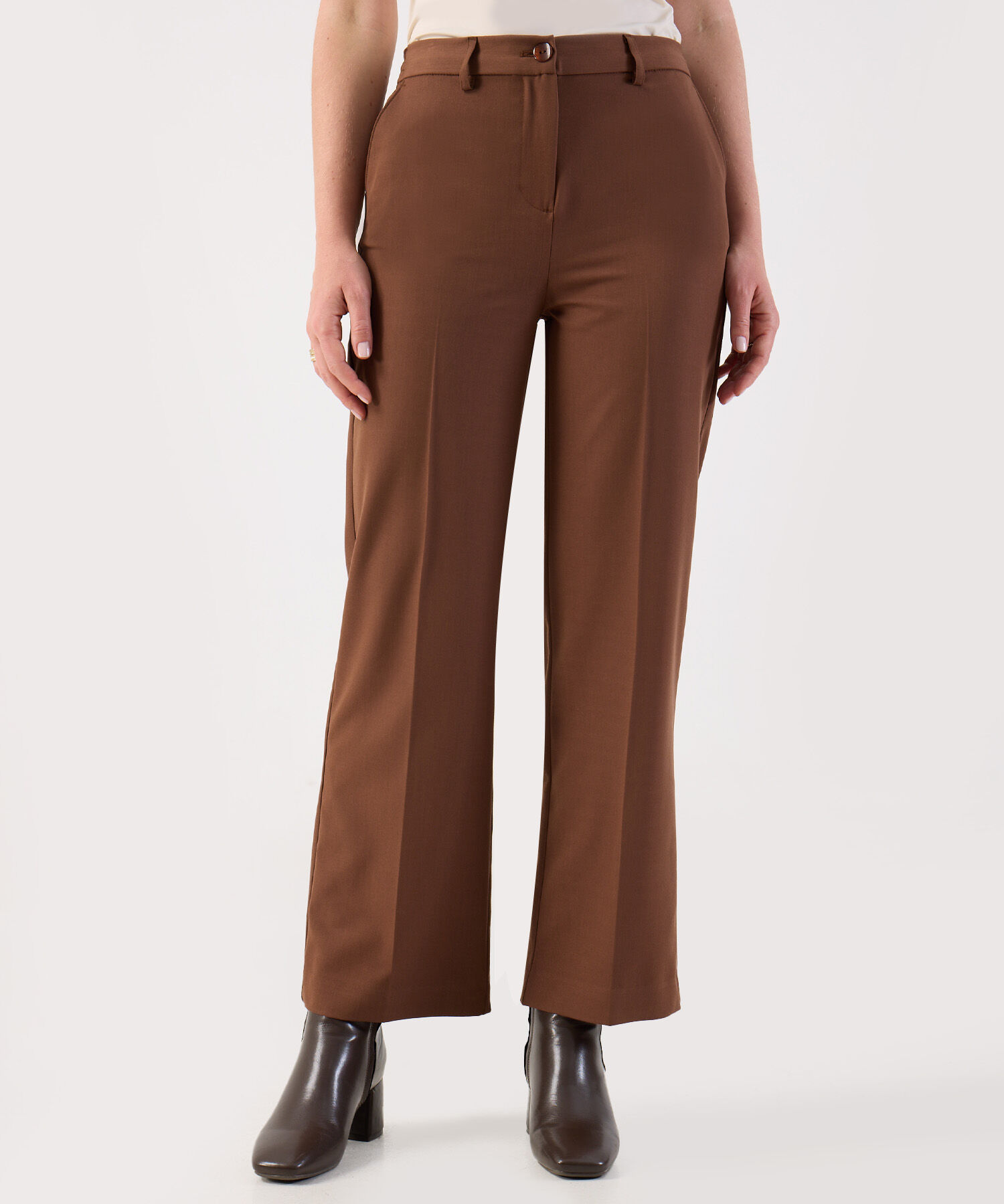 Pantal&oacute;n Sastre Cropped Cl&aacute;sico Urbano