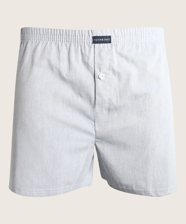 Boxer Pack X3 Pantaloncillo Tejido Plano Amplio Algod&oacute;n Prete&ntilde;ido, Cuadro-Rayas Y Estampado