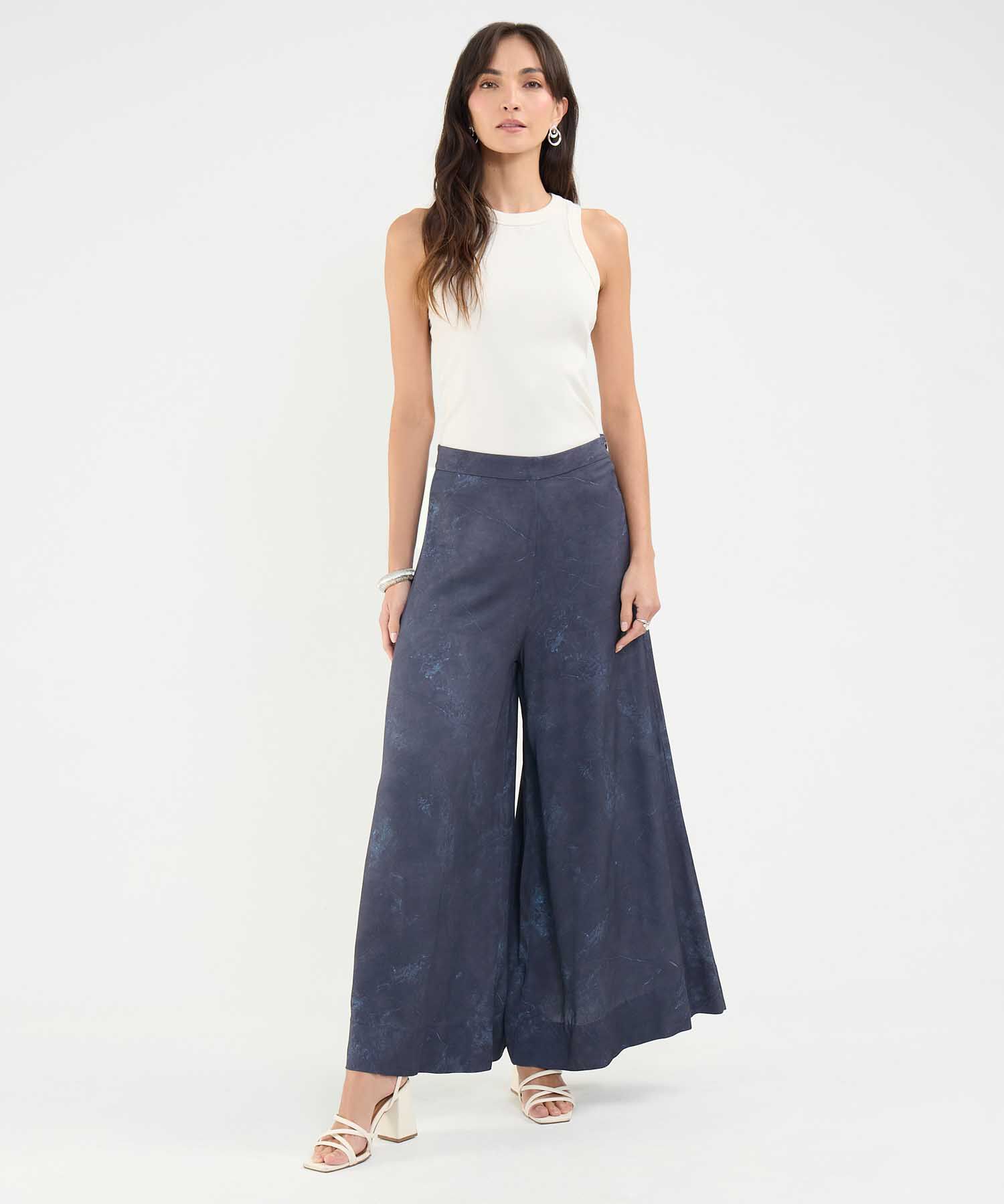 Pantalón Fluido Estampado