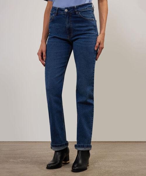 Jean Straight Tono Azul  Oscuro image number null
