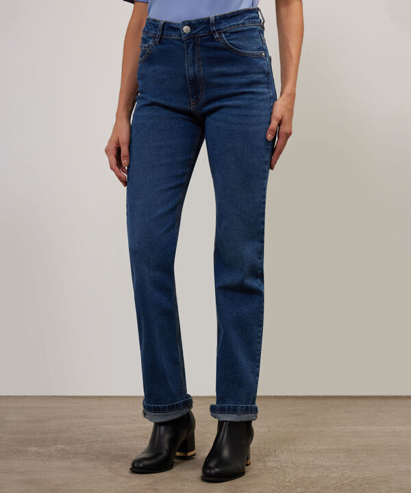 Jean Straight Tono Azul  Oscuro image number null