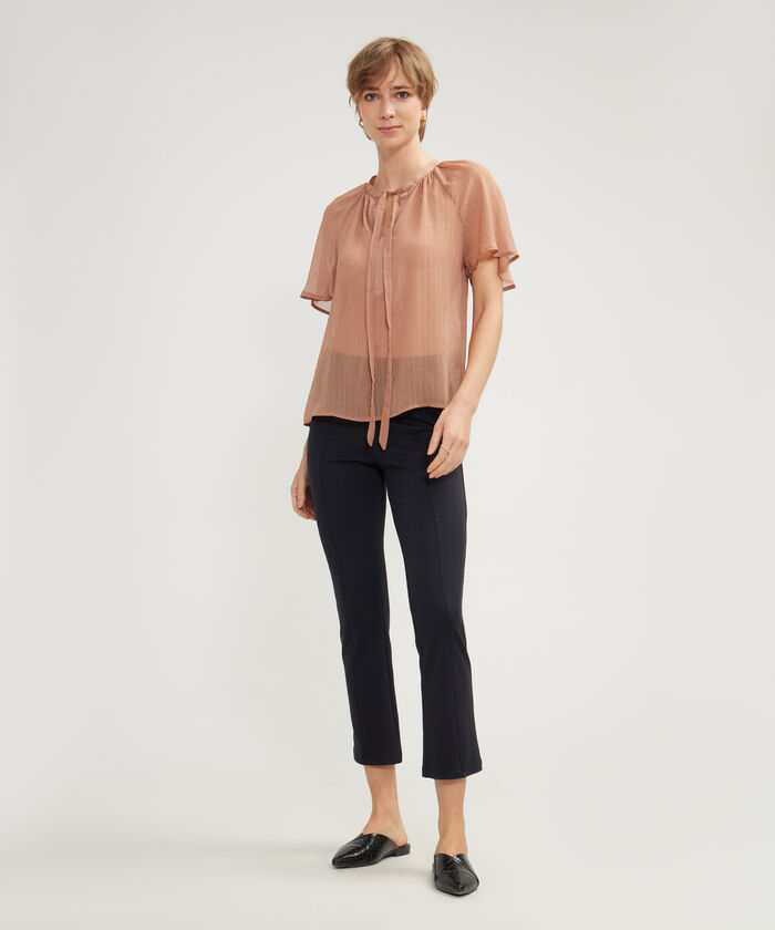 Blusa Escote Redondo