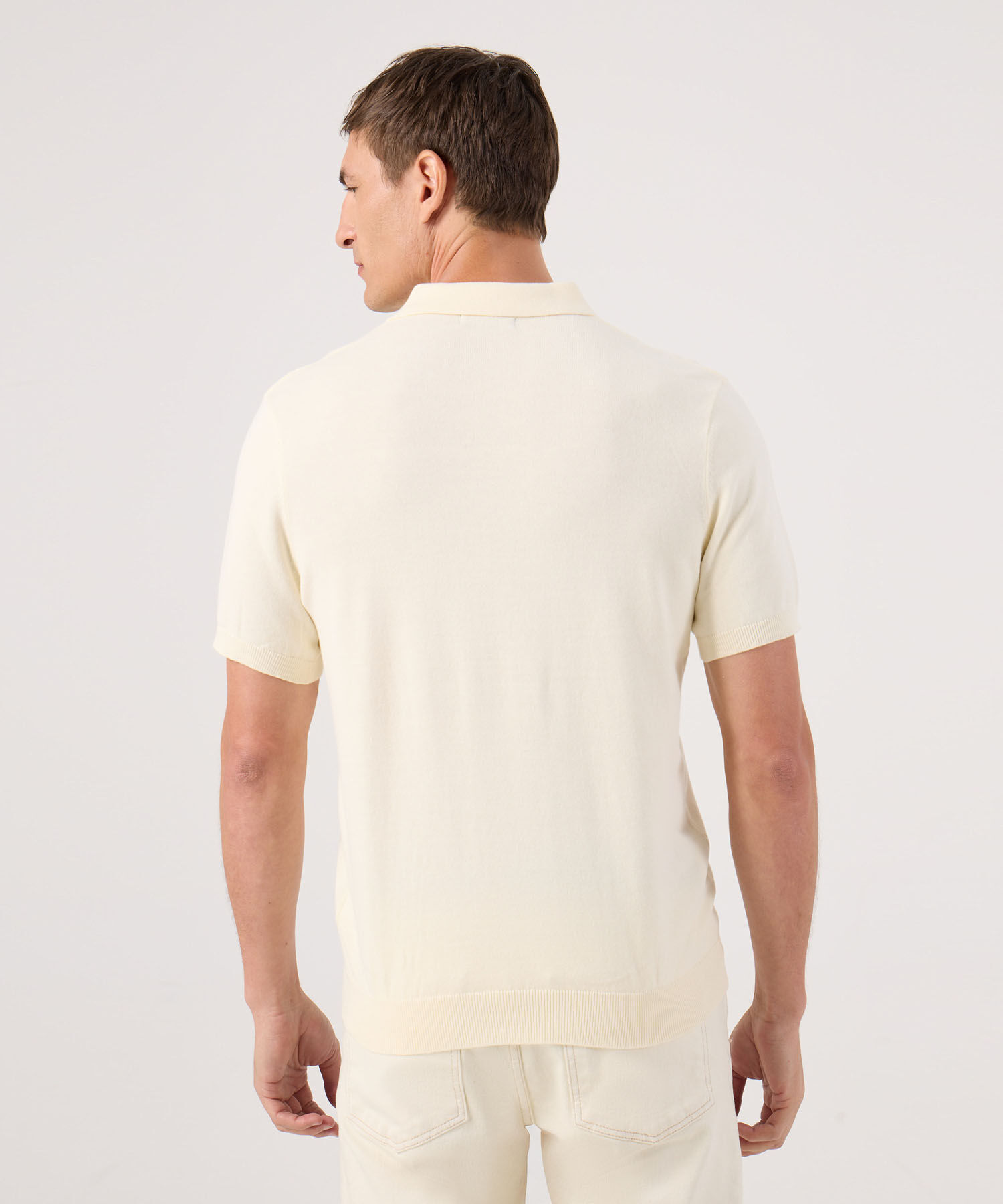 Polo Tejida Para Hombre