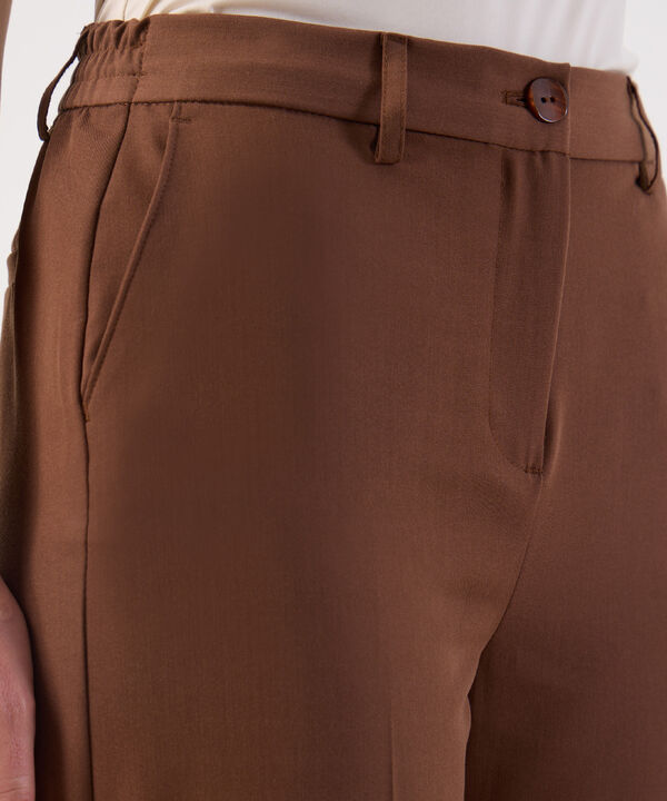 Pantal&oacute;n Sastre Cropped Cl&aacute;sico Urbano