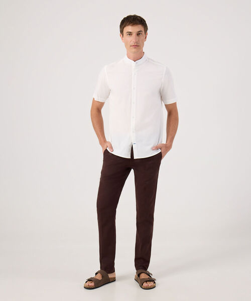 Camisa Unicolor Cuello Mao image number null