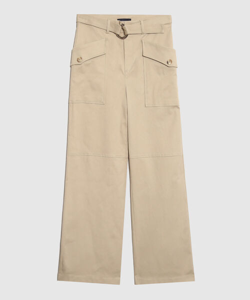 Pantalón Casual Bolsillos de Tapa
