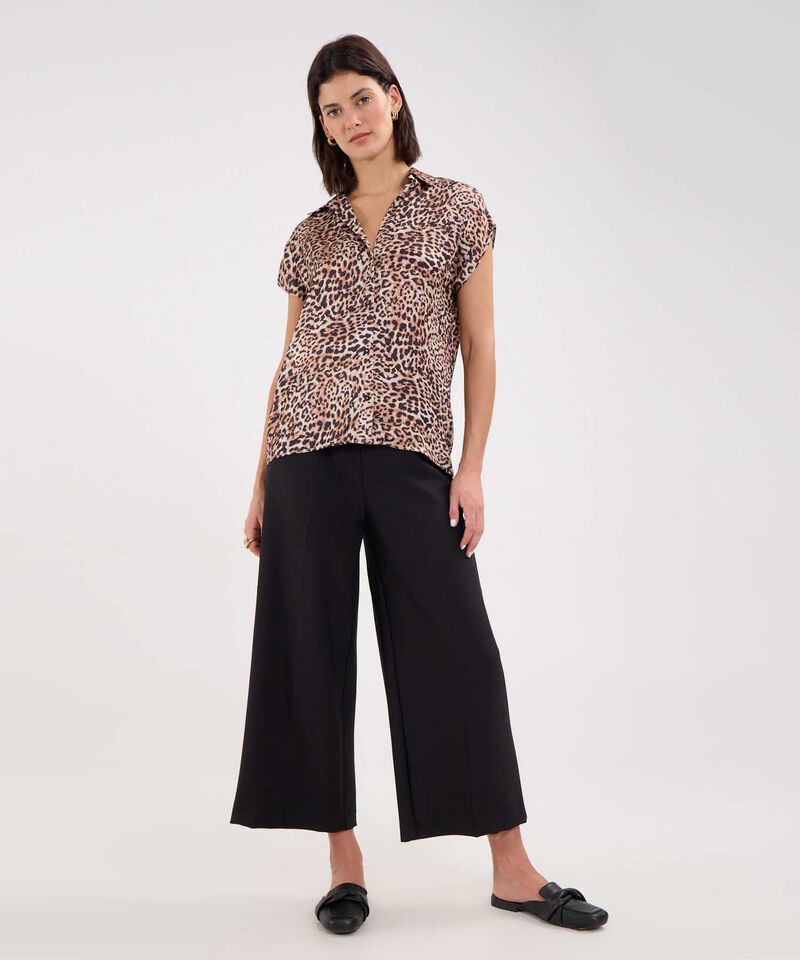 Camisa Animal Print de Manchas