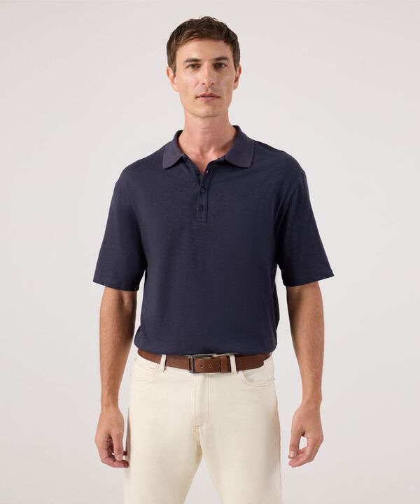 Polo Manga Corta Tres Botones Hombre image number null